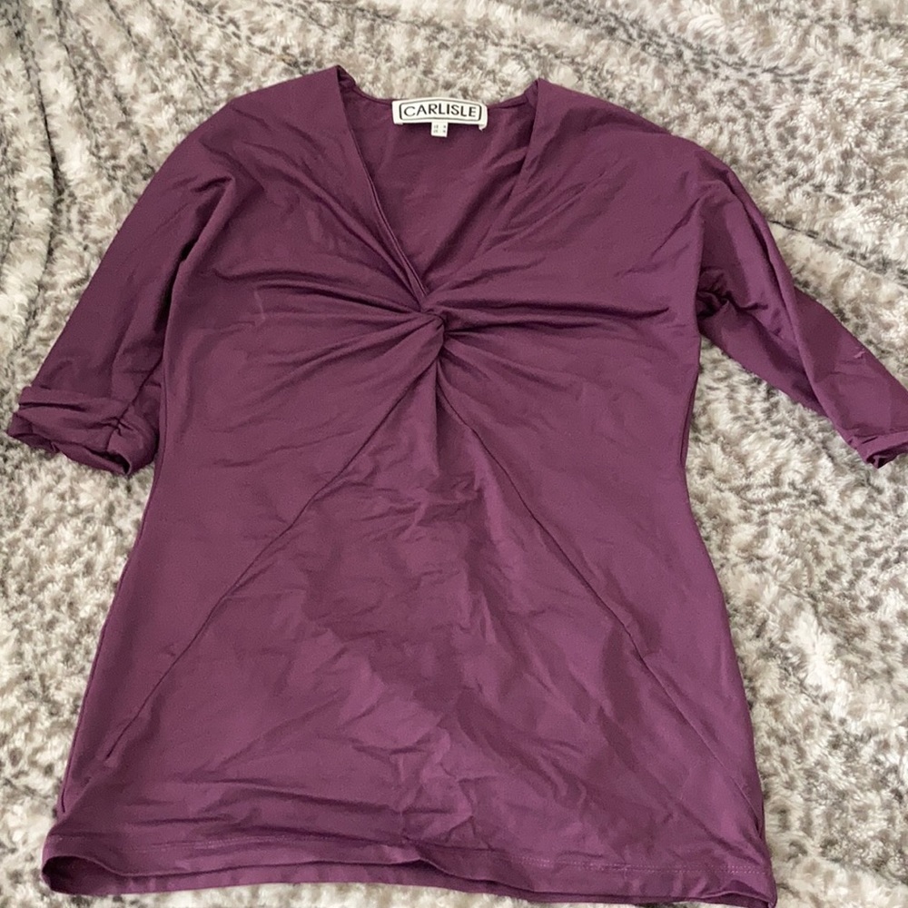 Eggplant purple top